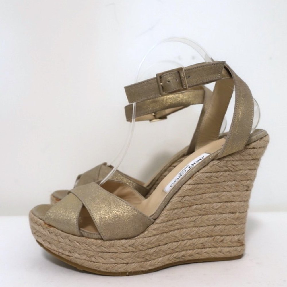 Jimmy Choo Phoenix Platform Espadrille Wedge - Picture 7 of 12